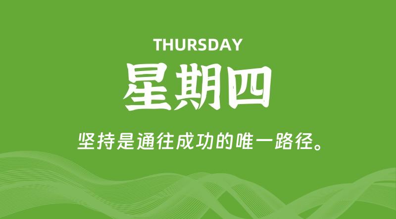 05月08日，星期四, 每天60秒读懂全世界！ - 百德网