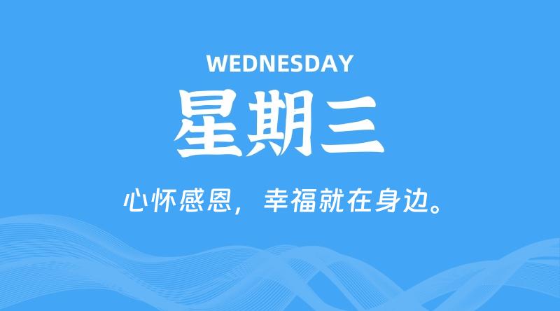07月09日，星期三, 每天60秒读懂全世界！ - 百德网